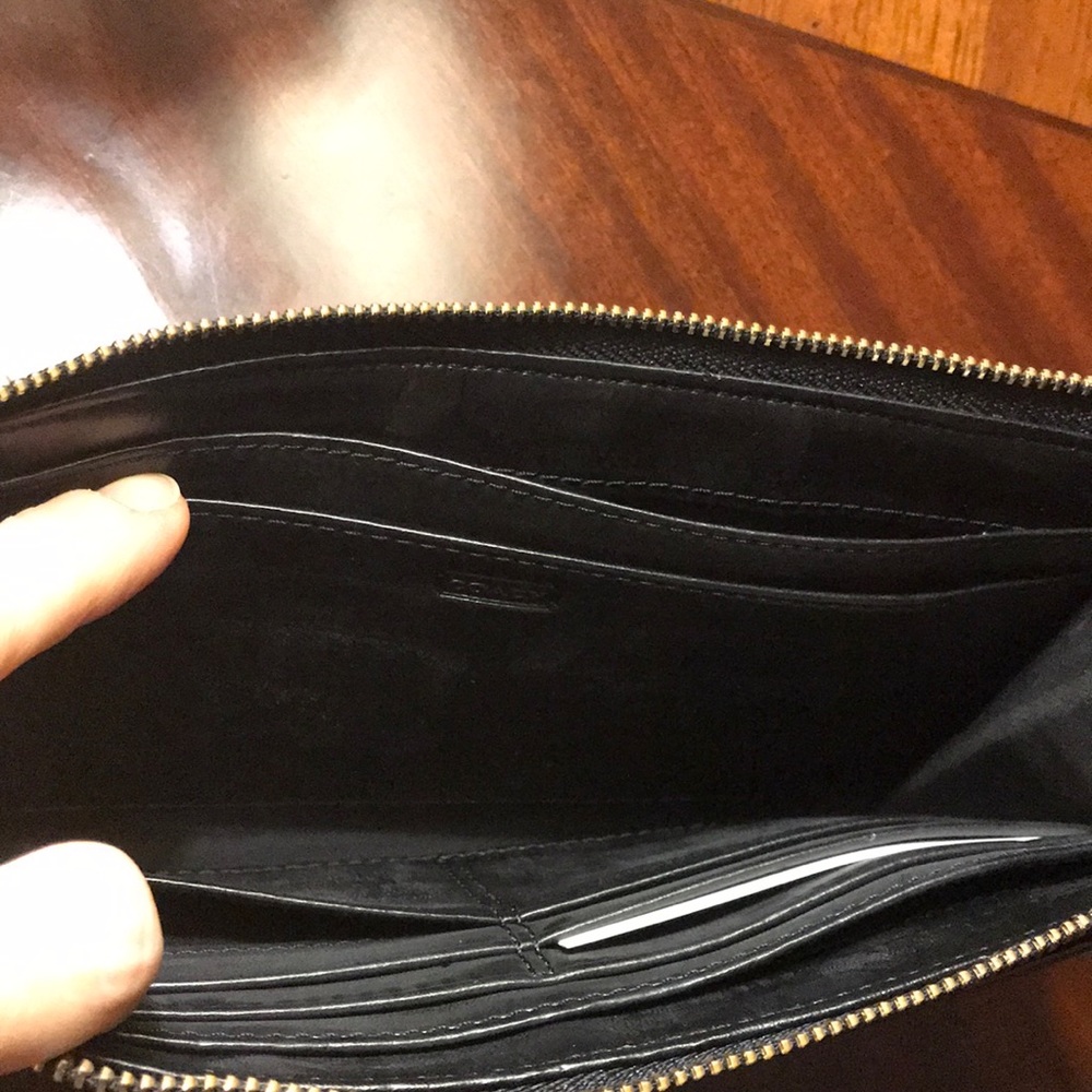 Coach black Ashley leather wristlet wallet - Picture 7 of 8